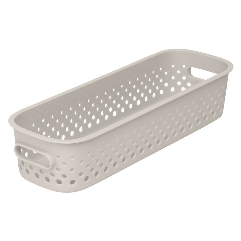 smartstore panier de rangement Essence Slim, lin, 1,3 litre, plastique recyclé