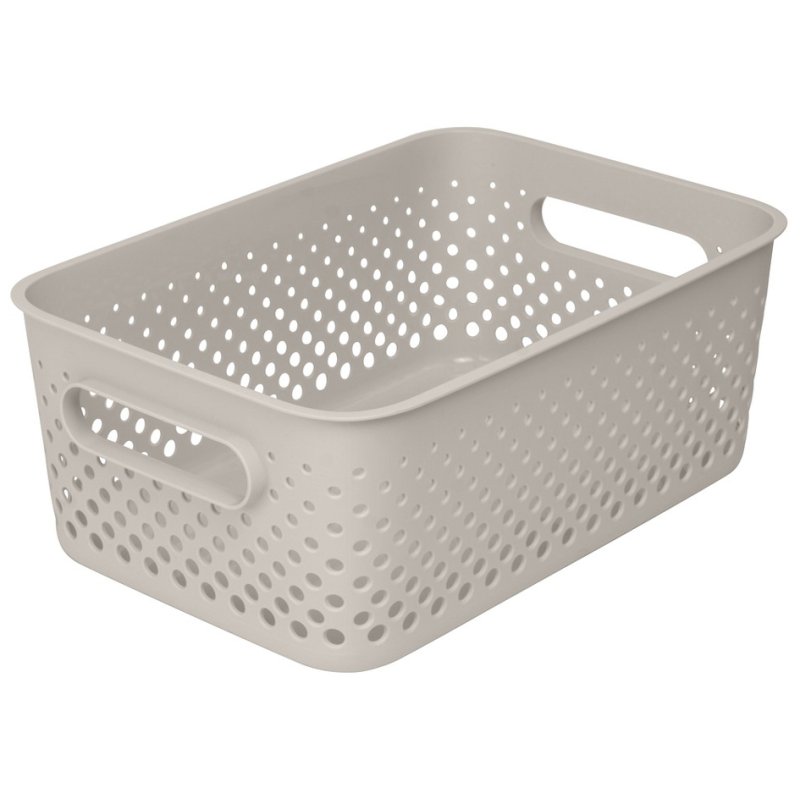 smartstore panier de rangement Essence M, lin, 5,5 litres, plastique recyclé