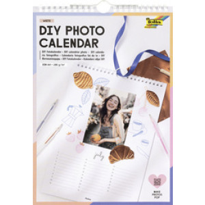 folia DIY fotokalender, A4, wit papier 190 g/m², spiraalgebonden