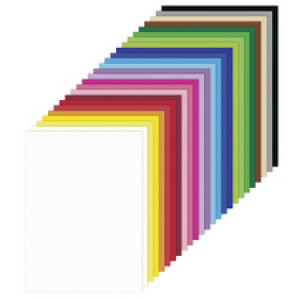 folia karton 180g, A4, 25 kleuren, 500 vel