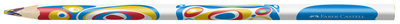 Faber-Castell regenboogstift Fantasy Colours, driehoekig, rood/blauw/geel, 3,8 mm