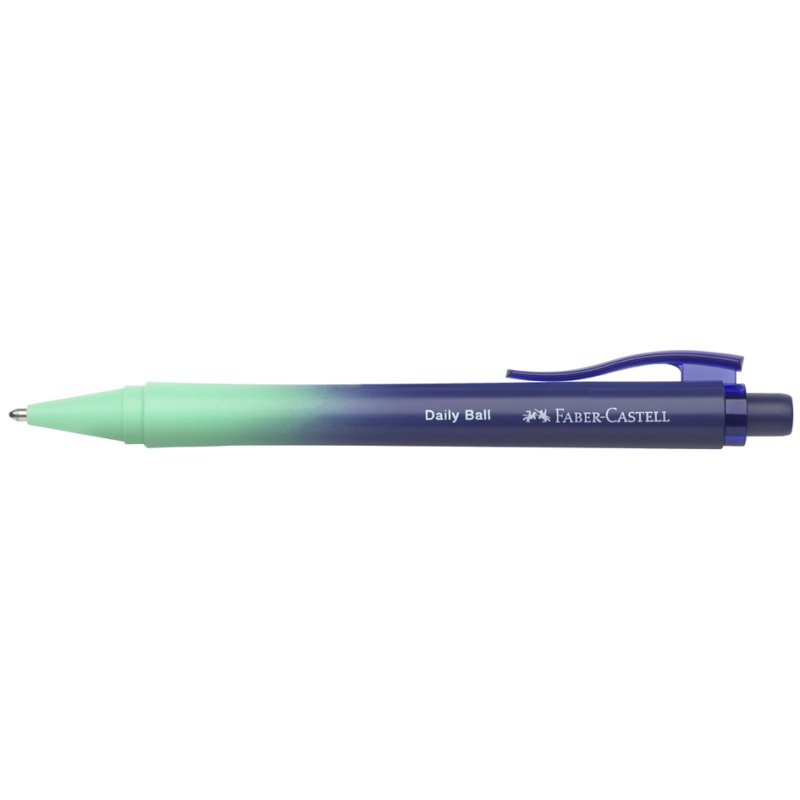 FABER-CASTELL stylo bille Kugels, 0,6 mm XB, bleu, surface soft-touch