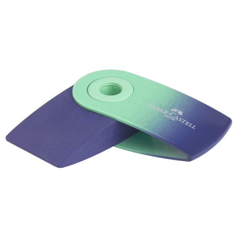 Faber-Castell gomme SLEEVE MINI Flow Edition, sans PVC, 54×25×13 mm, couleurs assorties