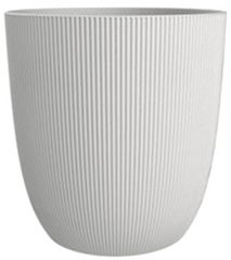 EDA bloempot IRIS, kunststof, 125 mm diameter, kurkuma