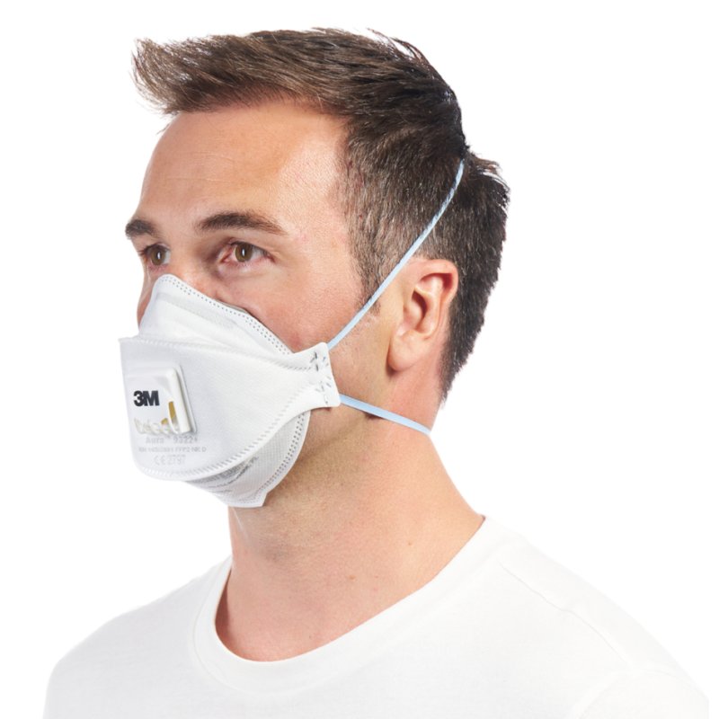 3M masque de protection respiratoire Aura Comfort Cool, FFP2, avec valve, 2 pièces