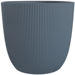 EDA overpot IRIS, kunststof, zwart, 137 mm