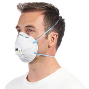 3M ademhalingsmasker Cool Flow 8822, FFP2, met ventiel, 3 stuks