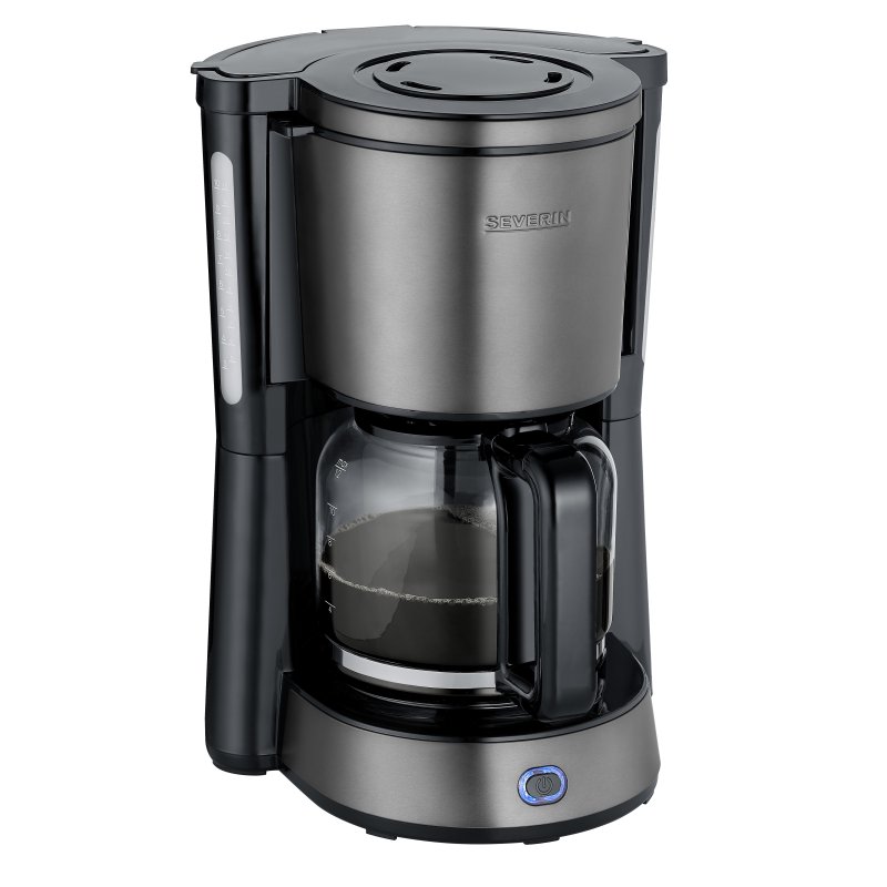 SEVERIN filter coffee maker KA 9340, 10 cups, glass jug, black