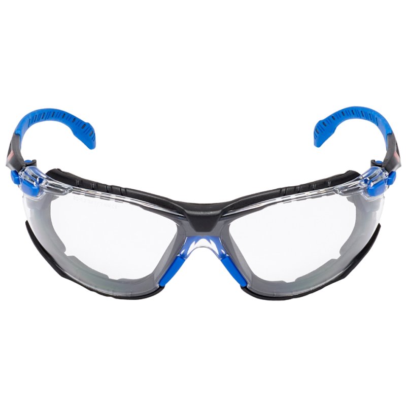 3M Solus lunettes de sécurité, verre polycarbonate, noir/bleu