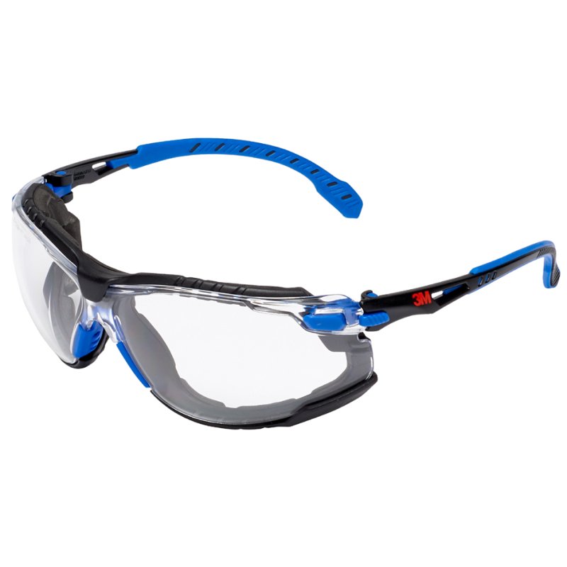 3M Solus lunettes de sécurité, verre polycarbonate, noir/bleu