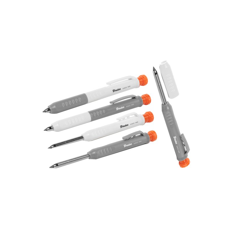 Bradas hole markers, 1.0 mm, white & grey, 40 pieces