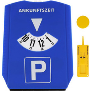 FIRST AID ONLY 5-in-1 multifunctionele parkeerschijf, kunststof, blauw