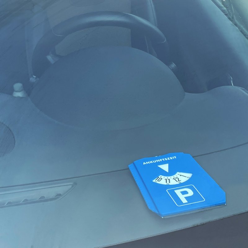 FIRST AID ONLY 5-in-1 multifunctionele parkeerschijf, kunststof, blauw