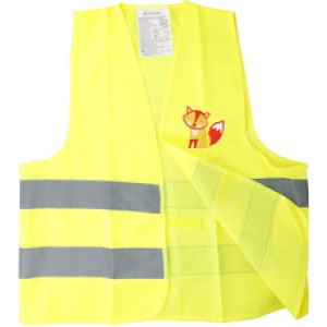 FIRST AID ONLY kinder waarschuwingsvest Fuchs, geel, 122-140 cm