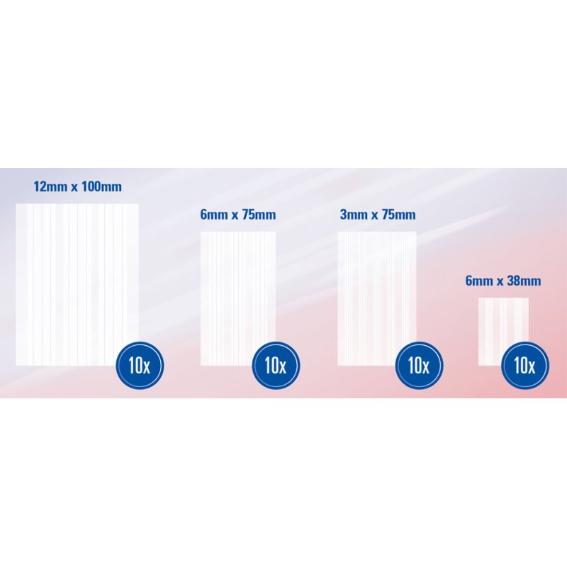 FIRST AID ONLY wondsluitstrips, steriel, wit, 140 stuks