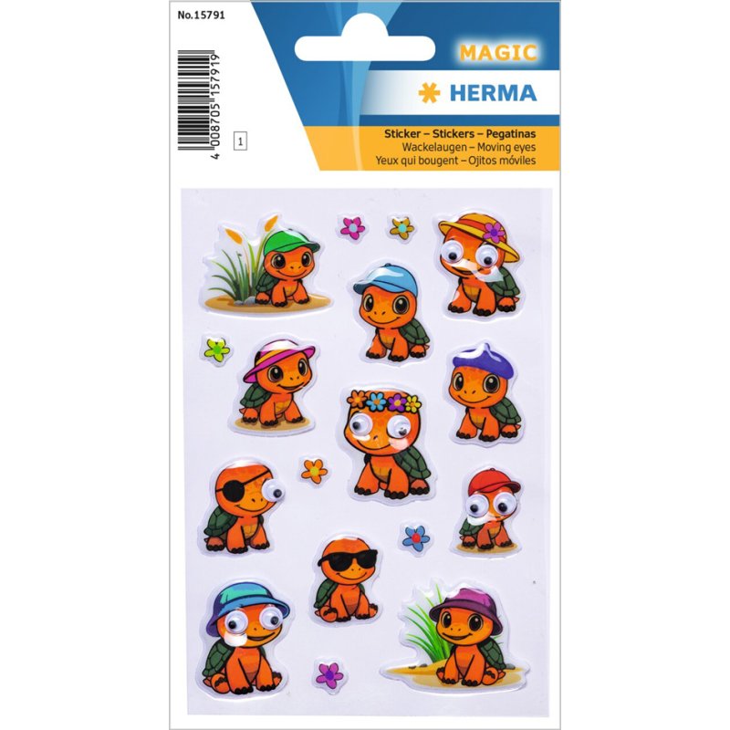 HERMA stickers MAGIC, autocollants, 84 × 120 mm, 17 pièces