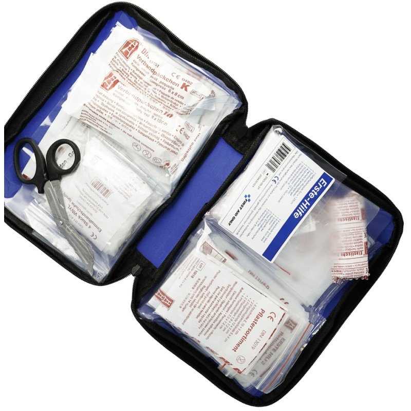 FIRST AID ONLY trousse de premiers secours, 50 pièces, bleu