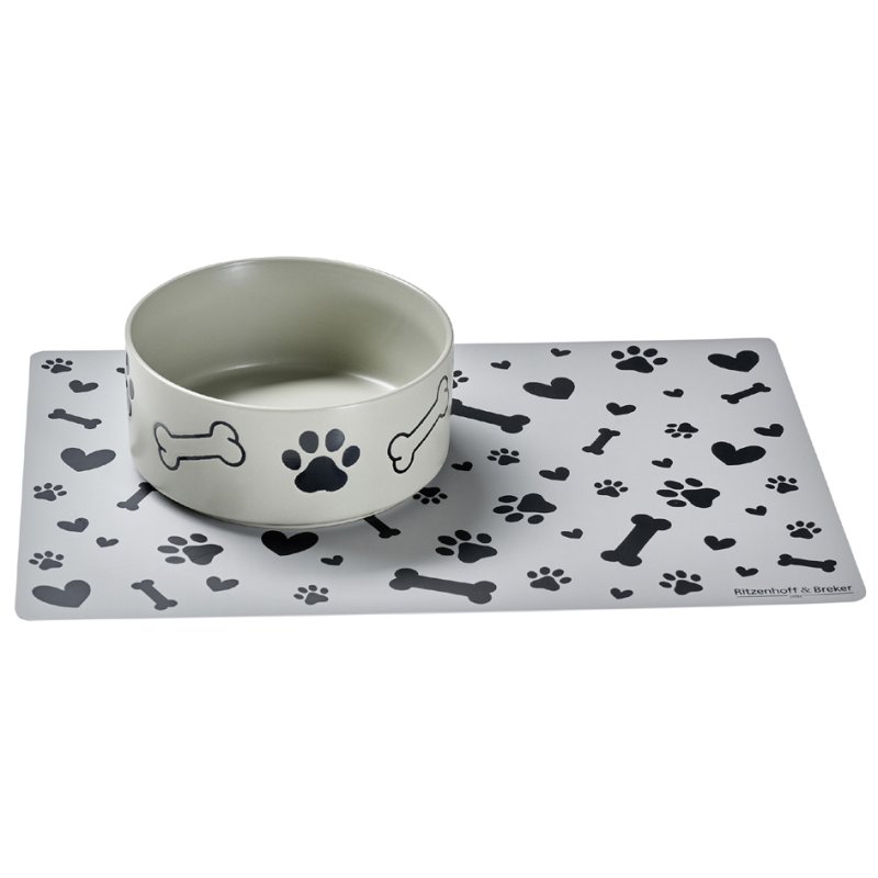 Ritzenhoff & Breker hondennapset MIKA DOG, 850 ml, grijs, keramiek
