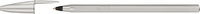 BIC balpen Cristal Glacé, zilver, blauw, 0,32 mm