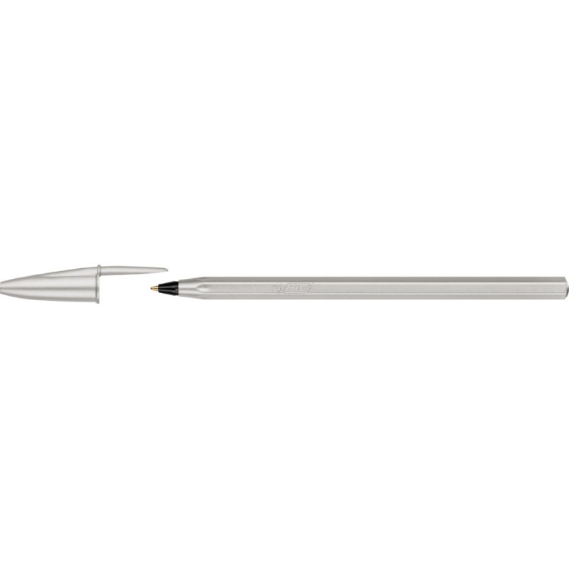 BIC stylo Cristal Glacé, bleu, 0,32 mm, effet mat-brillant