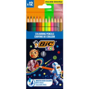 BIC Kids kleurpotloden Cosmo, zeskant, 2,9 mm, 12 stuks