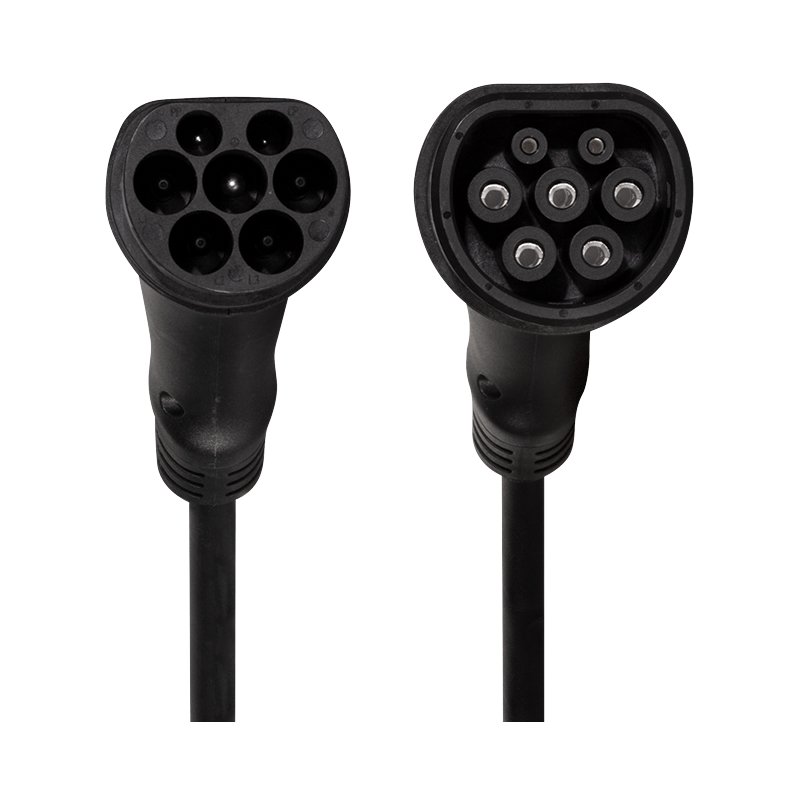HARTING câble de recharge e-auto EVC0110, Type 2, monophasé 7,4 kW, noir