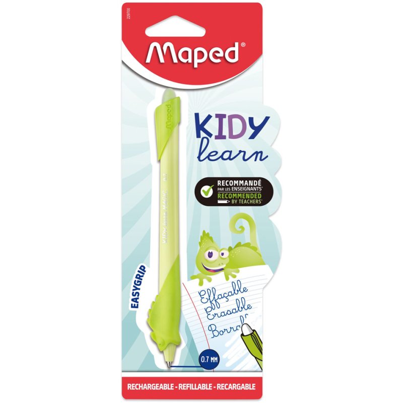 Maped KIDY learn MAG schrijfleerpen, uitwisbare inkt, turquoise/lichtblauw, 0,7 mm