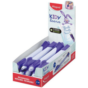 Maped KIDY learn MAG schrijfleerpen, uitwisbare inkt, lila, 12 stuks
