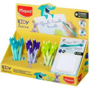 Maped KIDY learn MAG schrijfleerroller, uitwisbare inkt, 0,7 mm, 18 stuks