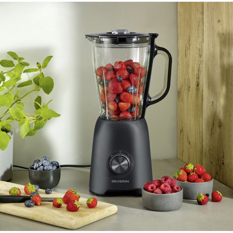 SEVERIN stand mixer SM 3722, 600 watts, matt black, 1.5 litre