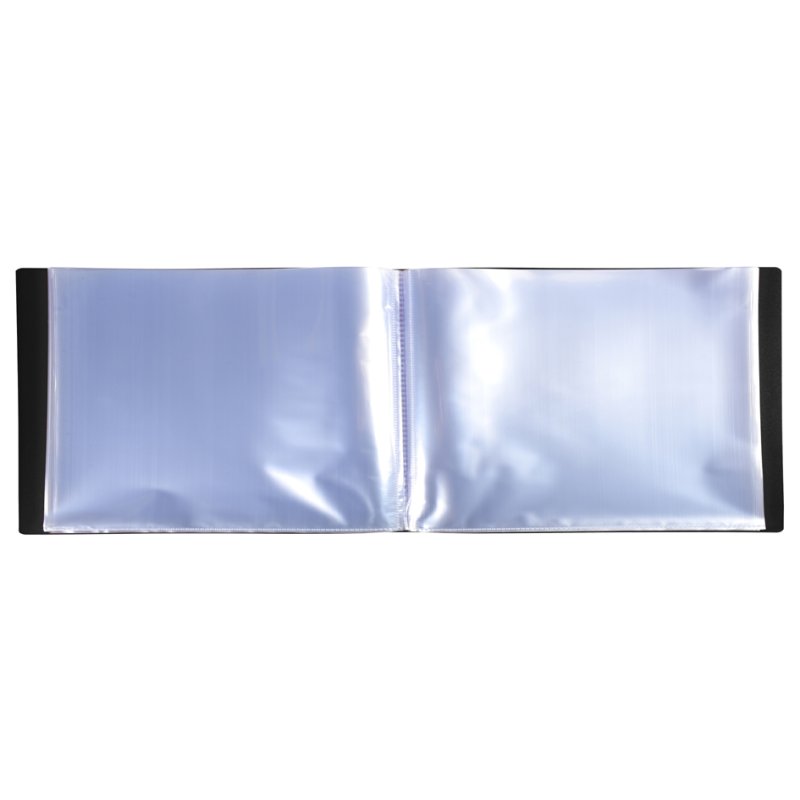 EXACOMPTA display folder 480 x 320 mm, black, 20 sleeves