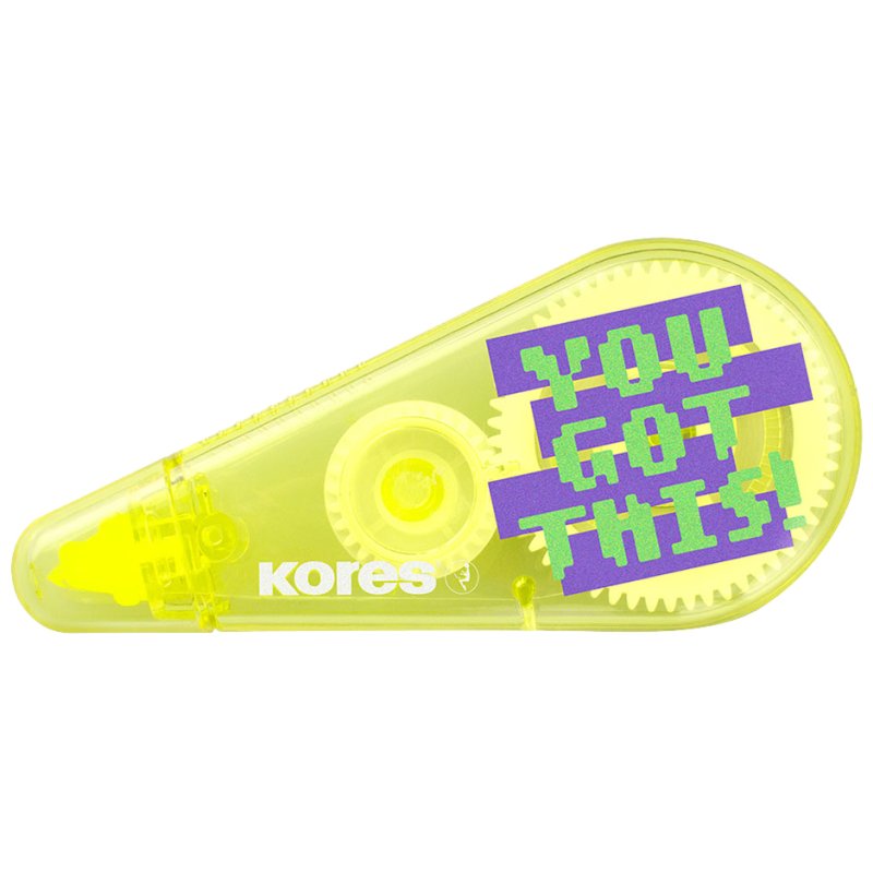 Kores correctieroller Rollix, 5 mm x 8 m, ergonomisch, 2 stuks