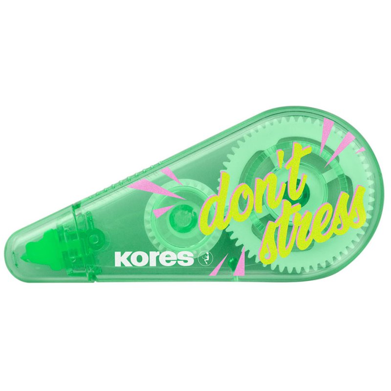 Kores correctieroller Rollix, 5 mm x 8 m, ergonomisch, 2 stuks