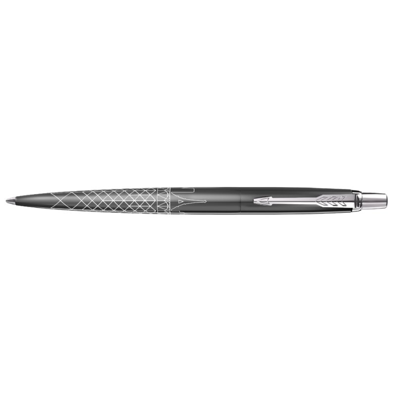 PARKER JOTTER Special Edition Paris ballpoint pen, stainless steel grey, medium blue