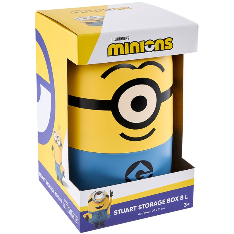 keeeper storage box Minions Stuart, blue/yellow, 8 litres, PP