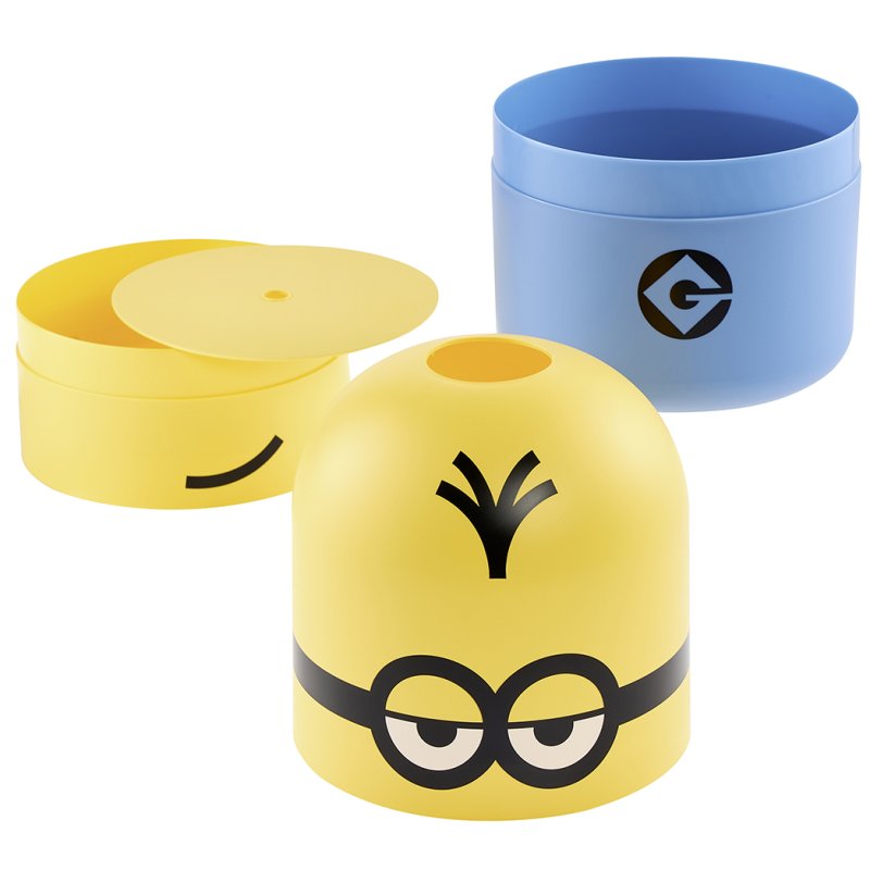 keeeper storage box Minions Kevin, blue/yellow, round, 10 litres