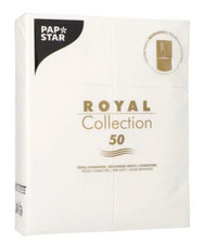 PAPSTAR servetten ROYAL Collection, zwart, 400×300 mm, 50 stuks