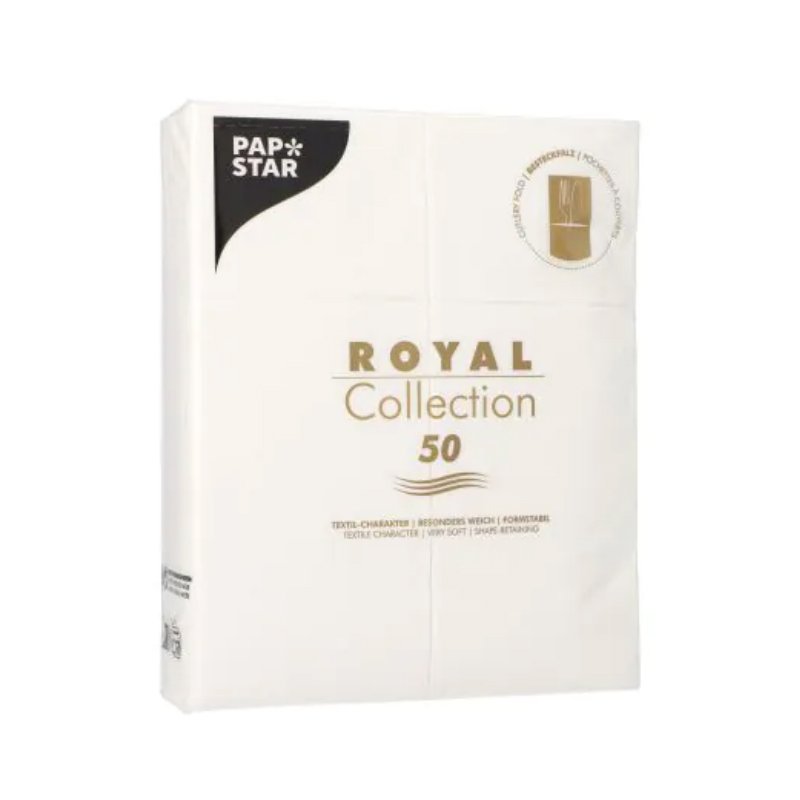 PAPSTAR serviettes ROYAL Collection, fuschia, premium-tissue, 50 pièces