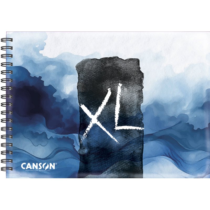 CANSON XL AQUARELLE Waves sketchbook, white, A5, 30 sheets, 300 g/m²