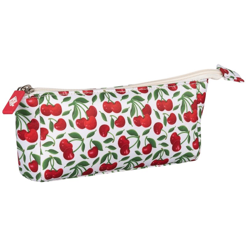 WEDO pennenetui Spiegelei, polyester, groen/wit/geel, 195×45×90 mm