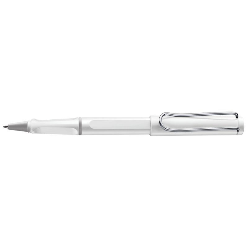 LAMY safari stylo roller, plastique ASA rouge brillant, clip métallique
