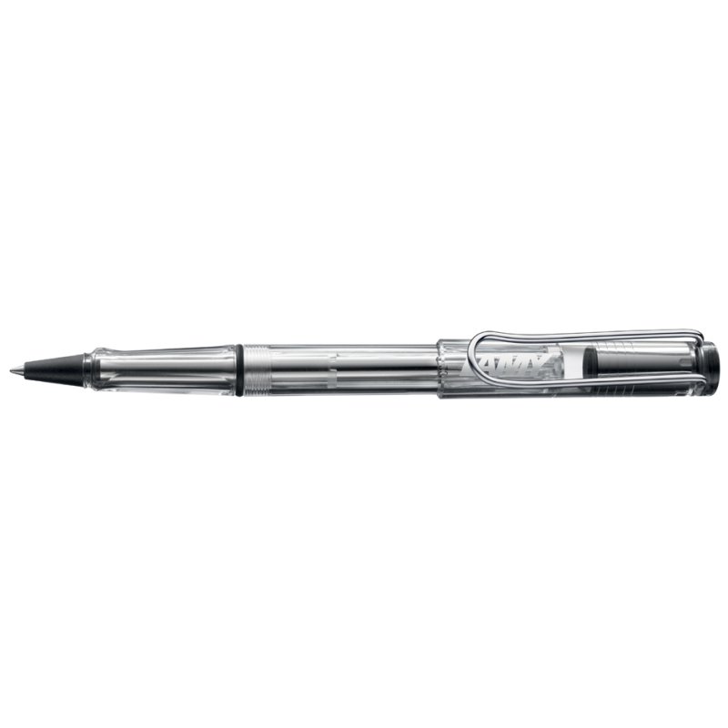 LAMY safari roll-ink vista stylo à bille, transparent, avec cartouche d'encre T10 bleue
