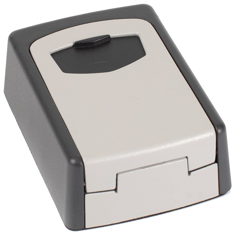 pavo mi key safe, 4-digit combination lock, grey, 88×41×114 mm