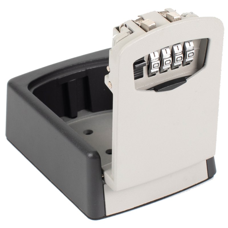 pavo mi key safe, 4-digit combination lock, grey, 88×41×114 mm