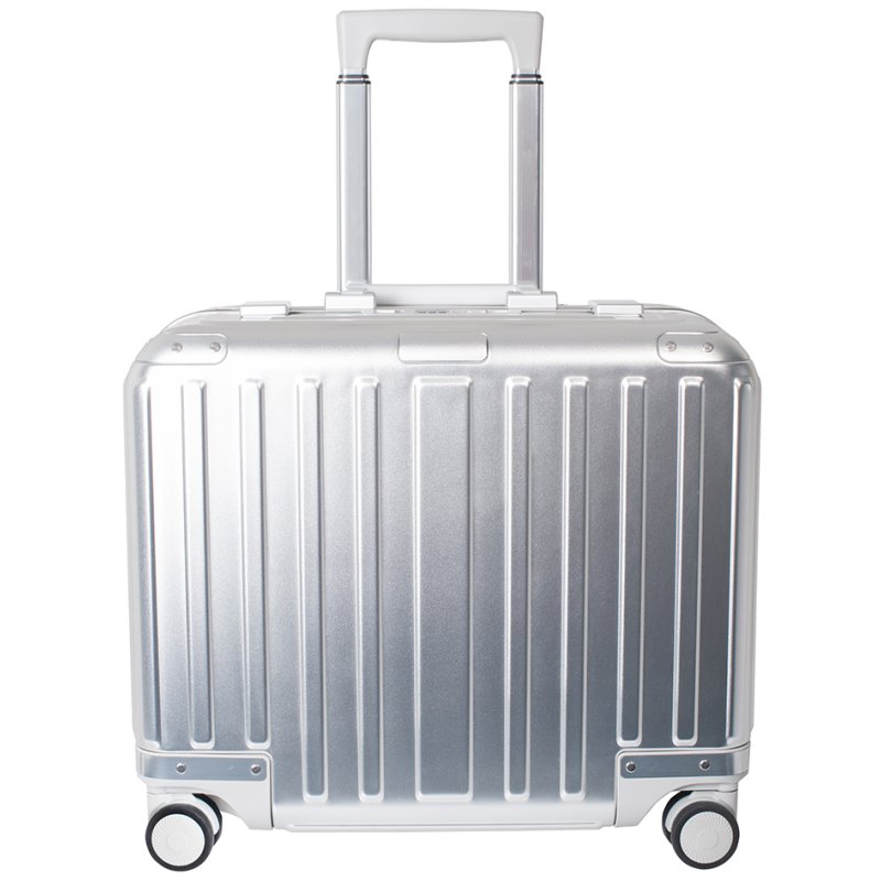 pavo Aluminium-Pilot businesstrolley, 3-cijferig combinatieslot, 455×250×380 mm