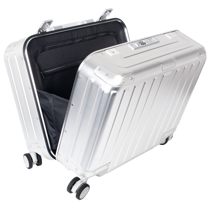 pavo Trolley Aluminium Pilot, serrure à combinaison 3 chiffres, 455×250×380 mm