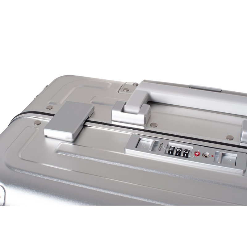 pavo Trolley Aluminium Pilot, serrure à combinaison 3 chiffres, 455×250×380 mm