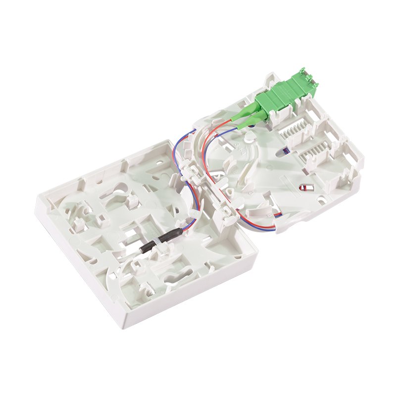 LogiLink Professional fibre optic splice box, LC/APC coupling, white