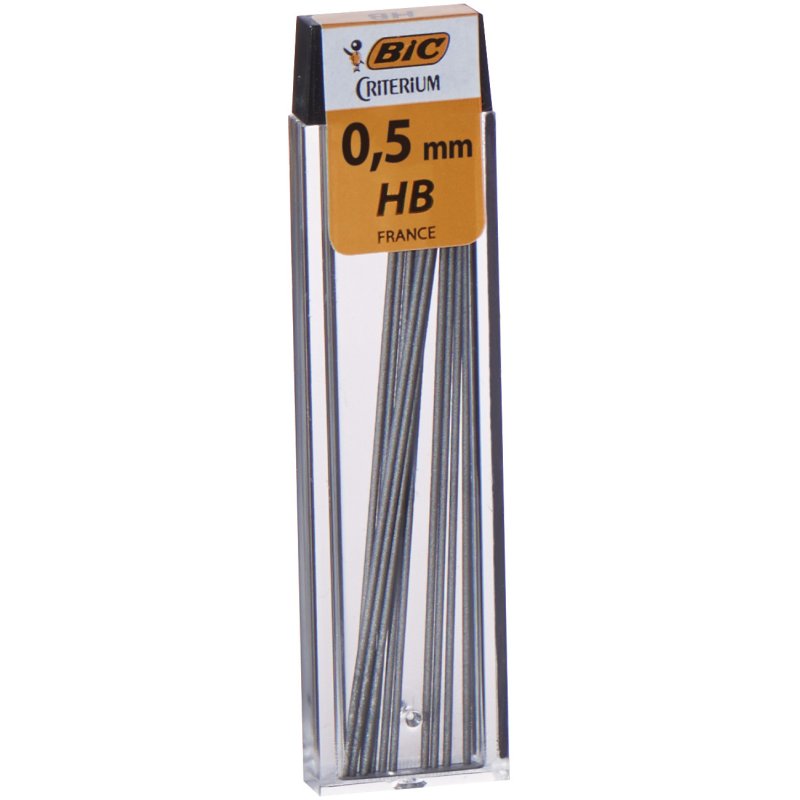 BIC potloodstiftjes Criterium, 0,5 mm, HB, 12 stuks