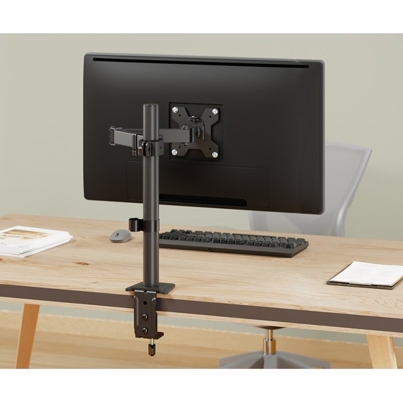 LogiLink bras de moniteur, avec pince, 17-32 pouces, capacité 10 kg